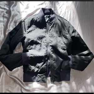 Lululemon Non-stop Bomber *reversible In Black